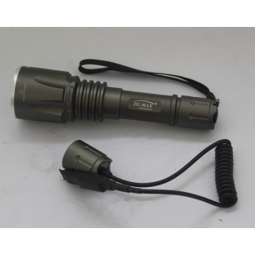 Factory price deep reflector hot spot remote control led tactical waterproof flashlight